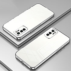 Ultra-thin Transparent TPU Soft Case Cover SY1 for Huawei Honor V30 5G Silver