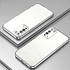 Ultra-thin Transparent TPU Soft Case Cover SY1 for Huawei Honor X10 5G Silver