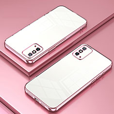 Ultra-thin Transparent TPU Soft Case Cover SY1 for Huawei Honor X10 Max 5G Rose Gold