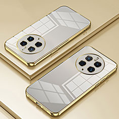 Ultra-thin Transparent TPU Soft Case Cover SY1 for Huawei Mate 50 Pro Gold