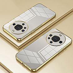 Ultra-thin Transparent TPU Soft Case Cover SY1 for Huawei Mate 60 Pro+ Plus Gold