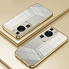 Ultra-thin Transparent TPU Soft Case Cover SY1 for Huawei P60 Pro Gold