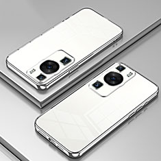 Ultra-thin Transparent TPU Soft Case Cover SY1 for Huawei P60 Pro Silver