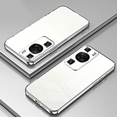 Ultra-thin Transparent TPU Soft Case Cover SY1 for Huawei P60 Silver