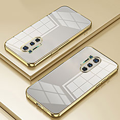 Ultra-thin Transparent TPU Soft Case Cover SY1 for OnePlus 8 Pro Gold