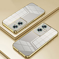 Ultra-thin Transparent TPU Soft Case Cover SY1 for Oppo A79 5G Gold