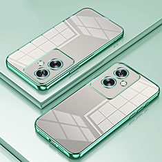 Ultra-thin Transparent TPU Soft Case Cover SY1 for Oppo A79 5G Green