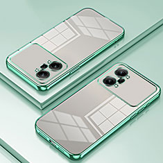 Ultra-thin Transparent TPU Soft Case Cover SY1 for Oppo K10 Pro 5G Green