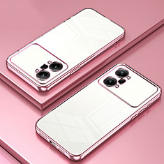 Ultra-thin Transparent TPU Soft Case Cover SY1 for Oppo K10 Pro 5G Rose Gold
