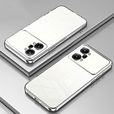 Ultra-thin Transparent TPU Soft Case Cover SY1 for Oppo K10 Pro 5G Silver