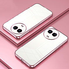 Ultra-thin Transparent TPU Soft Case Cover SY1 for Realme 11 5G Rose Gold