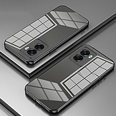 Ultra-thin Transparent TPU Soft Case Cover SY1 for Realme V23 5G Black