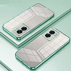Ultra-thin Transparent TPU Soft Case Cover SY1 for Realme V23 5G Green