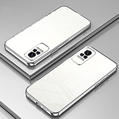 Ultra-thin Transparent TPU Soft Case Cover SY1 for Xiaomi Civi 5G Silver