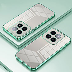 Ultra-thin Transparent TPU Soft Case Cover SY1 for Xiaomi Mi 14 5G Green