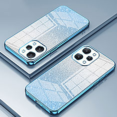 Ultra-thin Transparent TPU Soft Case Cover SY1 for Xiaomi Poco M6 Pro 5G Blue