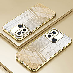 Ultra-thin Transparent TPU Soft Case Cover SY1 for Xiaomi Redmi 12C 4G Gold
