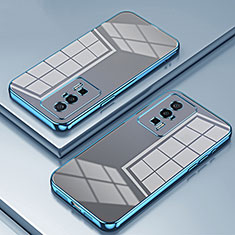 Ultra-thin Transparent TPU Soft Case Cover SY1 for Xiaomi Redmi K60 Pro 5G Blue