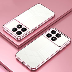 Ultra-thin Transparent TPU Soft Case Cover SY1 for Xiaomi Redmi K70 Pro 5G Rose Gold