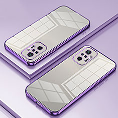 Ultra-thin Transparent TPU Soft Case Cover SY1 for Xiaomi Redmi Note 10 Pro 4G Purple