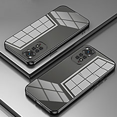 Ultra-thin Transparent TPU Soft Case Cover SY1 for Xiaomi Redmi Note 11 4G (2022) Black