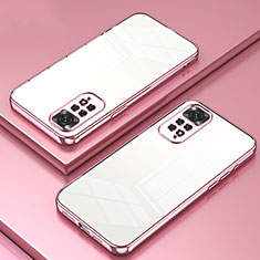 Ultra-thin Transparent TPU Soft Case Cover SY1 for Xiaomi Redmi Note 11 4G (2022) Rose Gold
