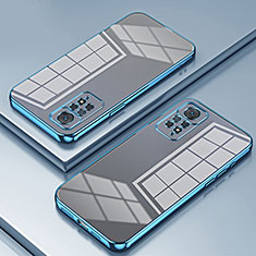 Ultra-thin Transparent TPU Soft Case Cover SY1 for Xiaomi Redmi Note 11 Pro 4G Blue