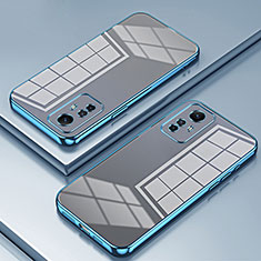 Ultra-thin Transparent TPU Soft Case Cover SY1 for Xiaomi Redmi Note 12S Blue