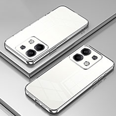Ultra-thin Transparent TPU Soft Case Cover SY1 for Xiaomi Redmi Note 13 5G Silver