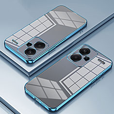 Ultra-thin Transparent TPU Soft Case Cover SY1 for Xiaomi Redmi Note 13 Pro+ Plus 5G Blue