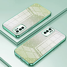 Ultra-thin Transparent TPU Soft Case Cover SY2 for Huawei Honor V30 5G Green