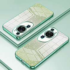 Ultra-thin Transparent TPU Soft Case Cover SY2 for Huawei P60 Art Green