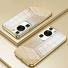 Ultra-thin Transparent TPU Soft Case Cover SY2 for Huawei P60 Gold