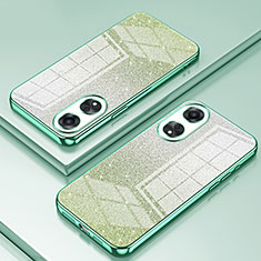 Ultra-thin Transparent TPU Soft Case Cover SY2 for Oppo A78 5G Green