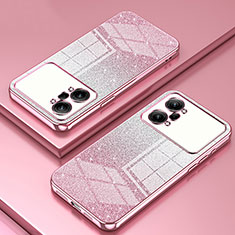 Ultra-thin Transparent TPU Soft Case Cover SY2 for Oppo K10 Pro 5G Rose Gold