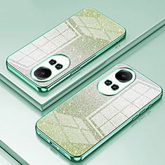 Ultra-thin Transparent TPU Soft Case Cover SY2 for Oppo Reno10 5G Green