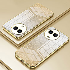 Ultra-thin Transparent TPU Soft Case Cover SY2 for Realme 11 5G Gold