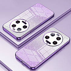 Ultra-thin Transparent TPU Soft Case Cover SY2 for Xiaomi Mi 13 Ultra 5G Purple