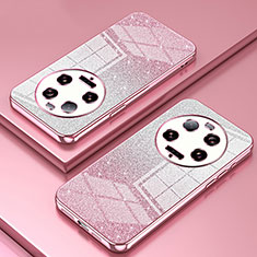 Ultra-thin Transparent TPU Soft Case Cover SY2 for Xiaomi Mi 13 Ultra 5G Rose Gold
