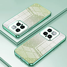 Ultra-thin Transparent TPU Soft Case Cover SY2 for Xiaomi Mi 14 5G Green