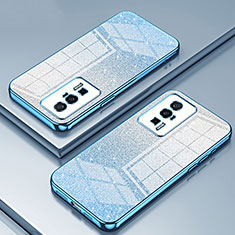 Ultra-thin Transparent TPU Soft Case Cover SY2 for Xiaomi Poco F5 Pro 5G Blue