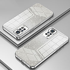Ultra-thin Transparent TPU Soft Case Cover SY2 for Xiaomi Redmi Note 11 Pro 4G Silver