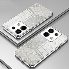 Ultra-thin Transparent TPU Soft Case Cover SY2 for Xiaomi Redmi Note 13 Pro 5G Silver