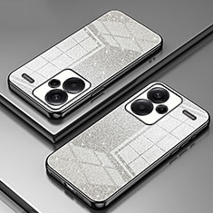 Ultra-thin Transparent TPU Soft Case Cover SY2 for Xiaomi Redmi Note 13 Pro+ Plus 5G Black