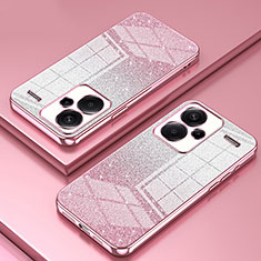 Ultra-thin Transparent TPU Soft Case Cover SY2 for Xiaomi Redmi Note 13 Pro+ Plus 5G Rose Gold
