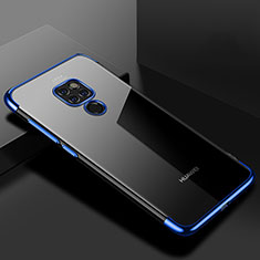 Ultra-thin Transparent TPU Soft Case Cover U01 for Huawei Mate 20 Blue