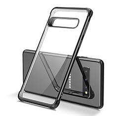 Ultra-thin Transparent TPU Soft Case Cover U01 for Samsung Galaxy S10 Black