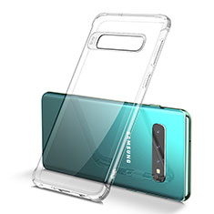 Ultra-thin Transparent TPU Soft Case Cover U05 for Samsung Galaxy S10 Plus Clear