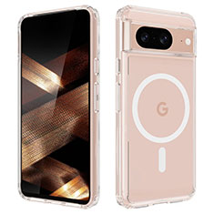 Ultra-thin Transparent TPU Soft Case Cover with Mag-Safe Magnetic for Google Pixel 7a 5G Black