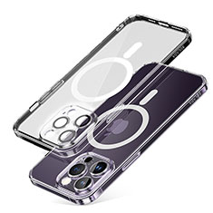Ultra-thin Transparent TPU Soft Case Cover with Mag-Safe Magnetic LD1 for Apple iPhone 13 Pro Max Clear